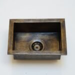 Antique Solid Brass Undermount Bar Sink In Various Sizes