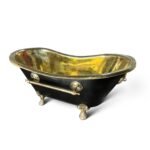 Brass Bathtub Black Exterior, Brass Bathtub Clawfoot