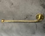 Unlacquered Brass Toilet Paper Holder – Vintage Style - Image 2