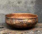 Hammered Copper Sink ,Dark Brown Bathroom Vessel