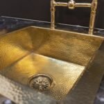 Island Solid Undermount Brass Sink SP