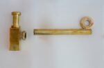 Unlacquered Brass Bottle Trap with Pop-Up Drain – Solid Brass Sink Waste Set - Image 5